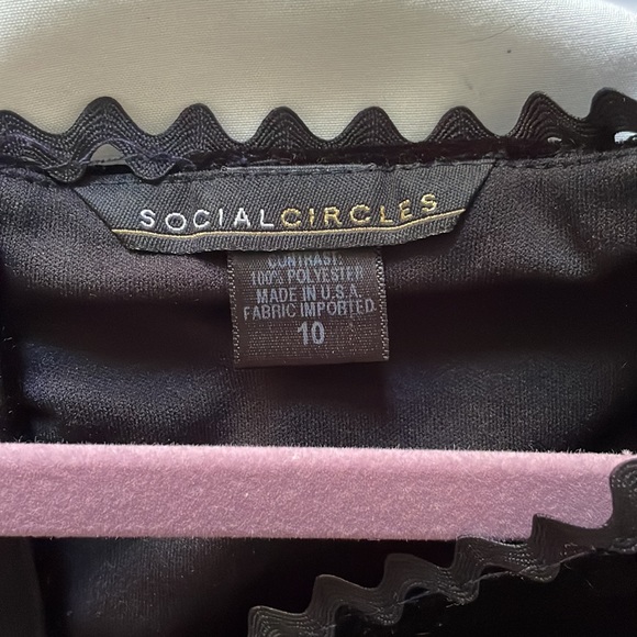 Vintage black velvet shift blouse - Picture 5 of 5